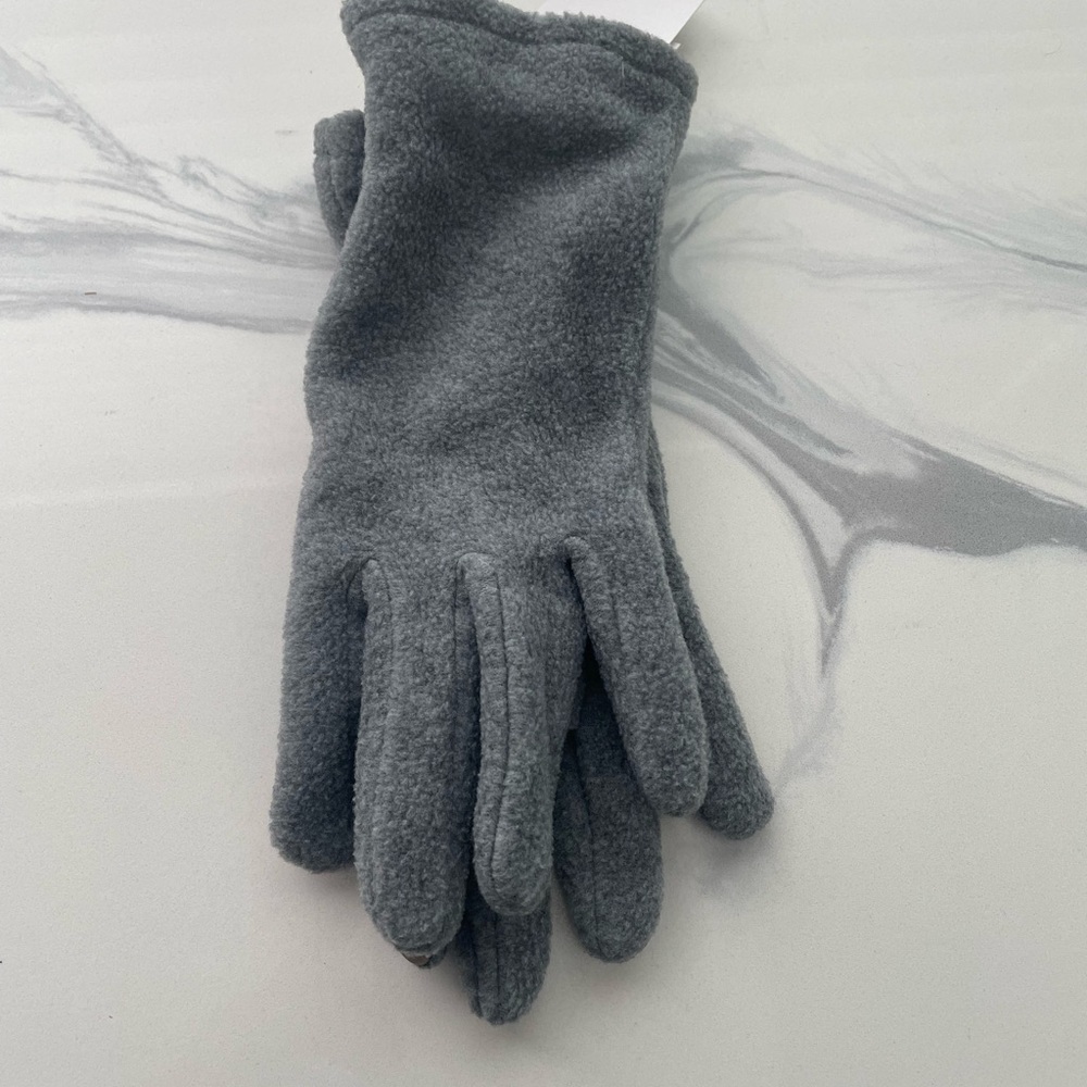 Old Navy Gray Text-Friendly Gloves - Picture 2 of 2